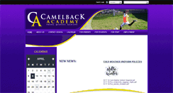 Desktop Screenshot of camelbackacademy.com